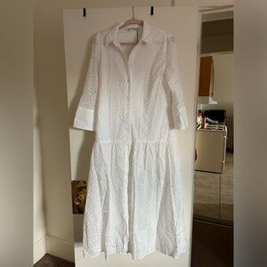 New White Summer Dress from Zara, size XL